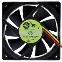 Protechnic MGA8012XS-A15 DC 12V 0.23A 2 Wires / 3 Wires Axial Cooling Fan