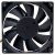 Protechnic MGA8012XS-A15 DC 12V 0.23A 2 Wires / 3 Wires Axial Cooling Fan