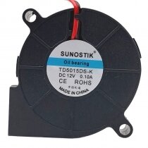 SUNOSTIK TD5015DS-K DC 12V 0.10A Oil Bearing Blower Cooling Fan