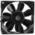 Sanyo Denki 109R0812H440 DC 12V 0.13A 2 Wires Axial Cooling Fan