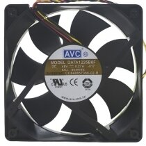 AVC DATA1225B8F DC 48V 0.27A Ball Bearing Axial Cooling Fan
