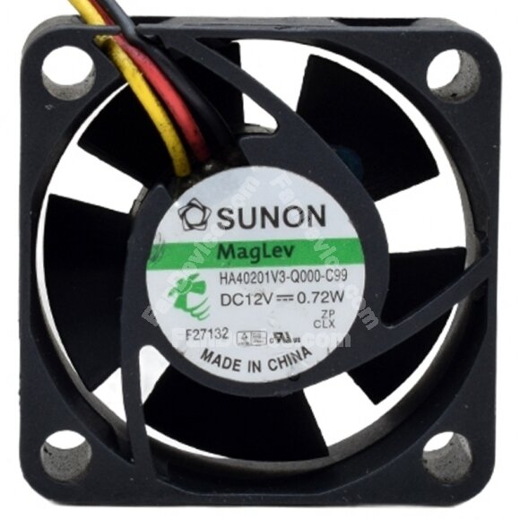 Sunon Maglev HA40201V3-Q000-C99 DC 12V 0.72W 4020 Axial Cooling Fan