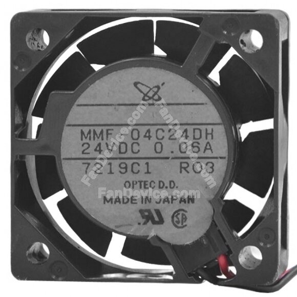 Mitsubishi MMF-04C24DH DC 24V 0.06A 2 Wires / 3 Wires Axial Cooling Fan