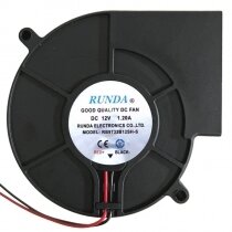 RUNDA RB9733B12SH-S DC 12V 1.20A 2 Wires Blower Cooling Fan