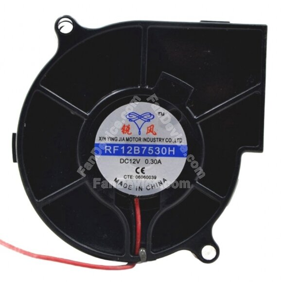 RF12B7530H DC 12V 0.30A 2 Wires / 3 Wires Blower Cooling Fan