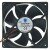 XH XD9025S12H DC 12V 0.40A 2 Wires DC Brushless Axial Cooling Fan