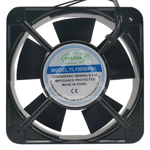 XYLFAN YL15050HBL AC 380V / 420V 0.13A Impedance Protected Axial Fan