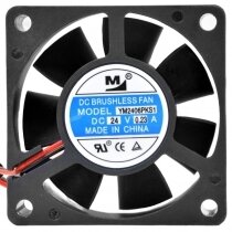 YM YM2406PKS1 DC 24V 0.23A 2 Wires Brushless Axial Cooling Fan