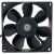 Sanyo Denki 109R0812H4D011 DC 12V 0.13A 2 / 3 Wires Axial Cooling Fan