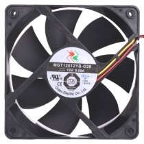 Cotec MGT12012YB-O38 DC 12V 0.80A 3 Wires Axial Cooling Fan
