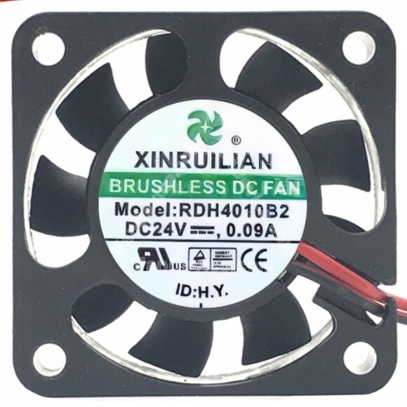 XINRUILIAN RDH4010B2 DC 24V 0.09A DC Brushless 4010 Axial Cooling Fan