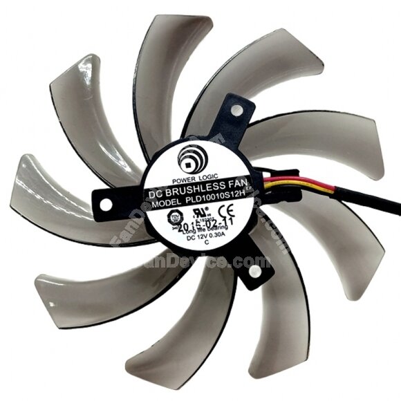 PowerLogic PLD10010S12H 12V 0.30A DC Brushless Axial Cooling Fan