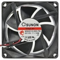 Sunon Maglev ME80201V2-000C-F99 DC 12V 1.14W 2 / 3 Wires Axial Fan