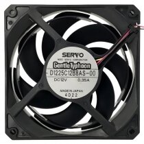 Servo D1225C12B8AS-00 DC 12V 0.35A 3 Wires 12025 Axial Cooling Fan