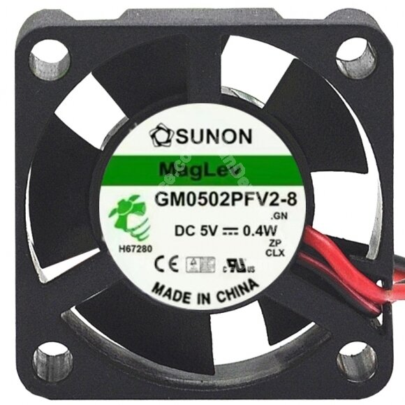 Sunon Maglev GM0502PFV2-8 DC 5V 0.4W 2 / 3 Wires 2510 Axial Fan