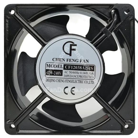 CF CF12038A2HS 220-240V 0.14/0.10A Impedance Protected Fan