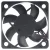 RUILIAN SCIENCE RDL5010S DC 12V 0.07A 2 Wires Axial Cooling Fan