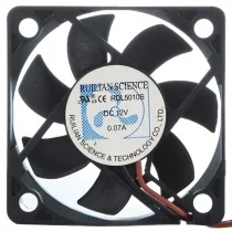 RUILIAN SCIENCE RDL5010S DC 12V 0.07A 2 Wires Axial Cooling Fan