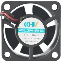 CCHV CHA4012RM-20C DC 12V 0.08A 2 Wires Axial Cooling Fan