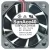 Sanyo 109P0412H908 DC 12V 0.07A 2 Wires Axial Cooling Fan