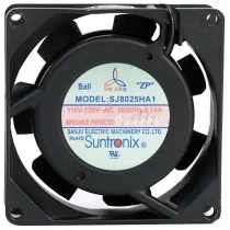 SAN JUN SJ8025HA1 110V-120V 0.14A Impedance Protected Ball Bearing Cooling Fan