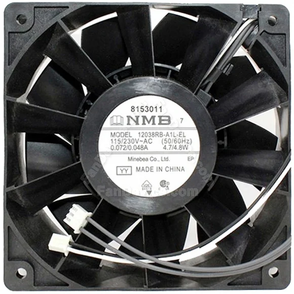 NMB 12038RB-A1L-EL 115/230V 0.072/0.048A 4.7/4.8W 4 Wires Cooling Fan