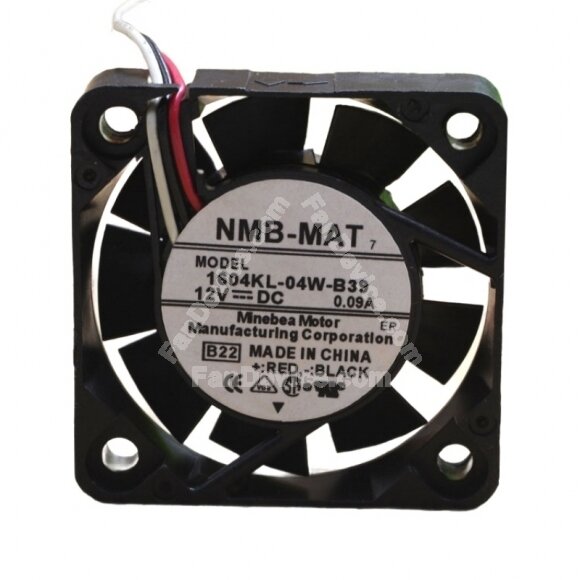 NMB-MAT 1604KL-04W-B39 DC 12V 0.09A 2 Wires / 3 Wires Axial Cooling Fan