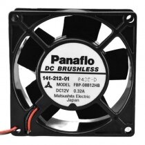 Panaflo FBP-08B12HB DC 12V 0.32A 2 Wires Axial Cooling Fan