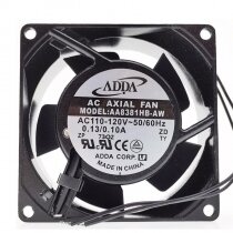 ADDA AA8381HB-AW AC 110V 0.13A / 120V 0.10A 2 Wires Axial Cooling Fan