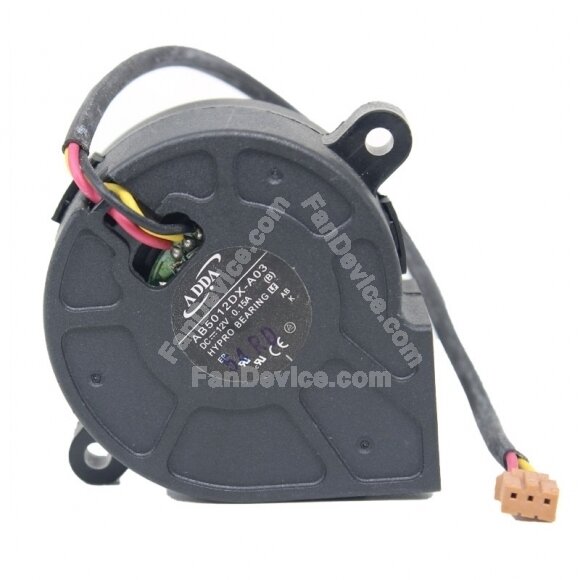 ADDA AB5012DX-A03 DC 12V 0.15A 3 Wires Blower Cooling Fan
