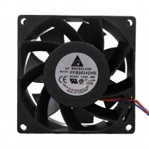Delta PFB0824DHE DC 24V 1.63A 2 Wires / 3 Wires / 4 Wires Axial Cooling Fan