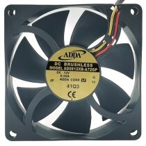 ADDA AD0812XB-A72GP DC 12V 0.55A 3 Wires Axial Cooling Fan