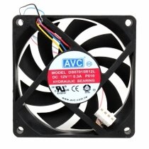 AVC DS07015R12L DC 12V 0.3A 7015 Axial Hydraulic Bearing Cooling Fan