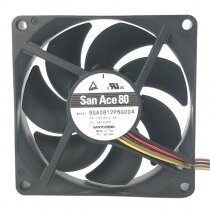 Sanyo Denki San Ace 80 9GA0812P6G004 DC 12V 0.3A 8020 Axial Cooling Fan