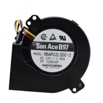 Sanyo Denki San Ace B97 9BAM12LSD2-2 DC 12V 1.45A 4 Wires Blower Cooling Fan