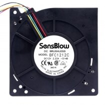 Delta SensBlow BFC1212C DC 12V 2.22A 2 Wires / 3 Wires / 4 Wires Blower Cooling Fan