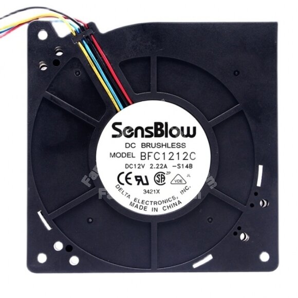 Delta SensBlow BFC1212C DC 12V 2.22A 2 Wires / 3 Wires / 4 Wires Blower Cooling Fan