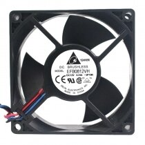 Delta EFB0812VH DC 12V 0.23A 2 Wires / 3 Wires Axial Cooling Fan