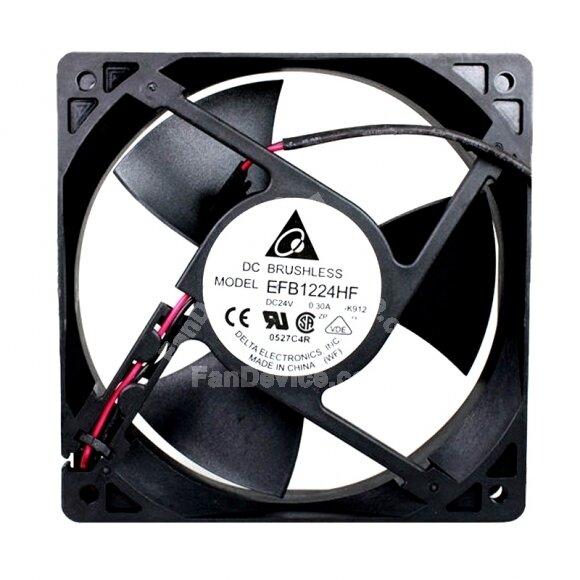 Delta EFB1224HF DC 24V 0.30A 2 Wires / 3 Wires Axial Cooling Fan