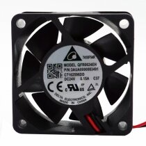 Delta QFR0624EH DC 24V 0.15A 2 Wires / 3 Wires Axial Cooling Fan