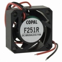 Copal F251R-12LLC DC 12V 0.03A 2 Wires Axial Cooling Fan