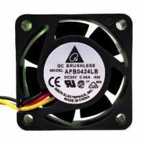 Delta AFB0424LB DC 24V 0.08A 2 Wires / 3 Wires Axial Cooling Fan