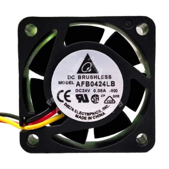 Delta AFB0424LB DC 24V 0.08A 2 Wires / 3 Wires Axial Cooling Fan