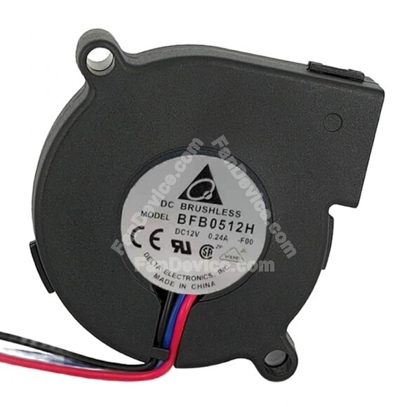 Delta FB0512H DC 12V 0.24A 5015 Blower Cooling Fan