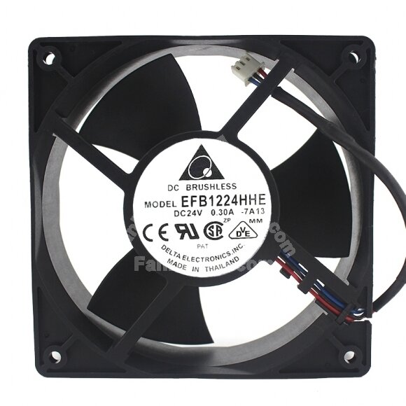 Delta EFB1224HHE DC 24V 0.30A 2 Wires / 3 Wires Axial Cooling Fan