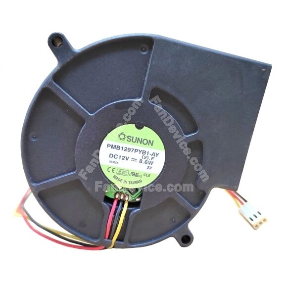 Sunon PMB1297PYB1-AY DC 12V 8.6W 3 Wires Blower Cooling Fan