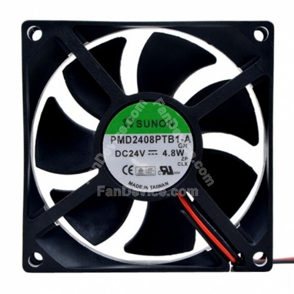 Sunon PMD2408PTB1-A DC 24V 4.8W 2 Wires / 3 Wires Axial Cooling Fan