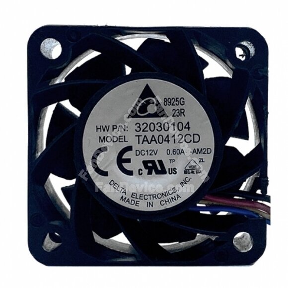 Delta TAA0412CD DC 12V 0.60A 4 Wires Axial Cooling Fan