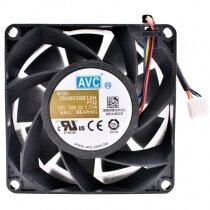AVC 2B08038B12H DC 12V 1.71A 8038 Axial Ball Bearing Cooling Fan