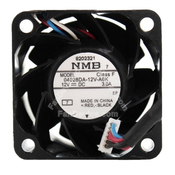 NMB 04028DA-12V-A6K DC 12V 3.0A 4028 Axial Cooling Fan
